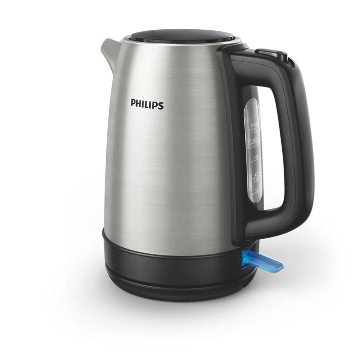 Philips Daily Collection Metal Kettle – Spring Lid with Light Indicator | HD9350
