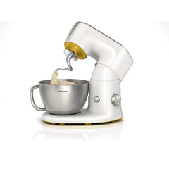 Philips Avance Collection Kitchen Machine - 900W, White & Yellow | HR7954/01