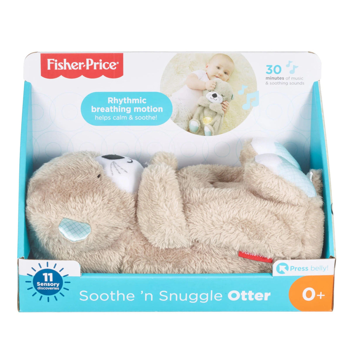 Fisher‑Price Soothe ’n Snuggle Breathing Otter | MTFPFXC66