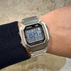 Casio Digital Men Watch - Silver | W-800HD-1AVDF