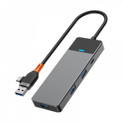 WIWU Linker A431C 4 In 1 USB-C And Type-C Hub | A431C