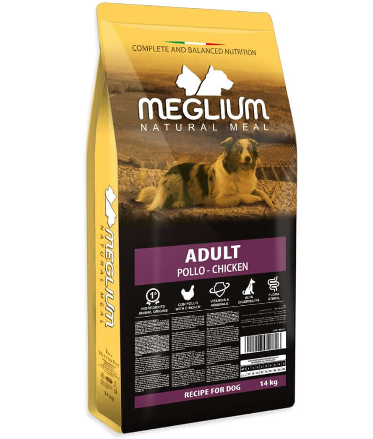 Meglium Dog Adult Chicken Dry Dog Food 14kg