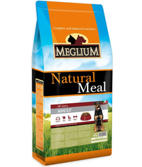 Meglium Natural Meal Beef, Chicken & Vegetables Adult All Breed Sizes Dry Dog Food 15kg