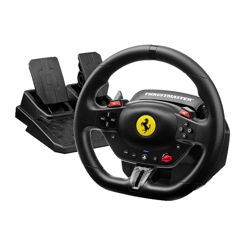 Thrustmaster T98 Ferrari 296 GTB Racing Wheel and Pedal Set - PS5 | PS4 | PC