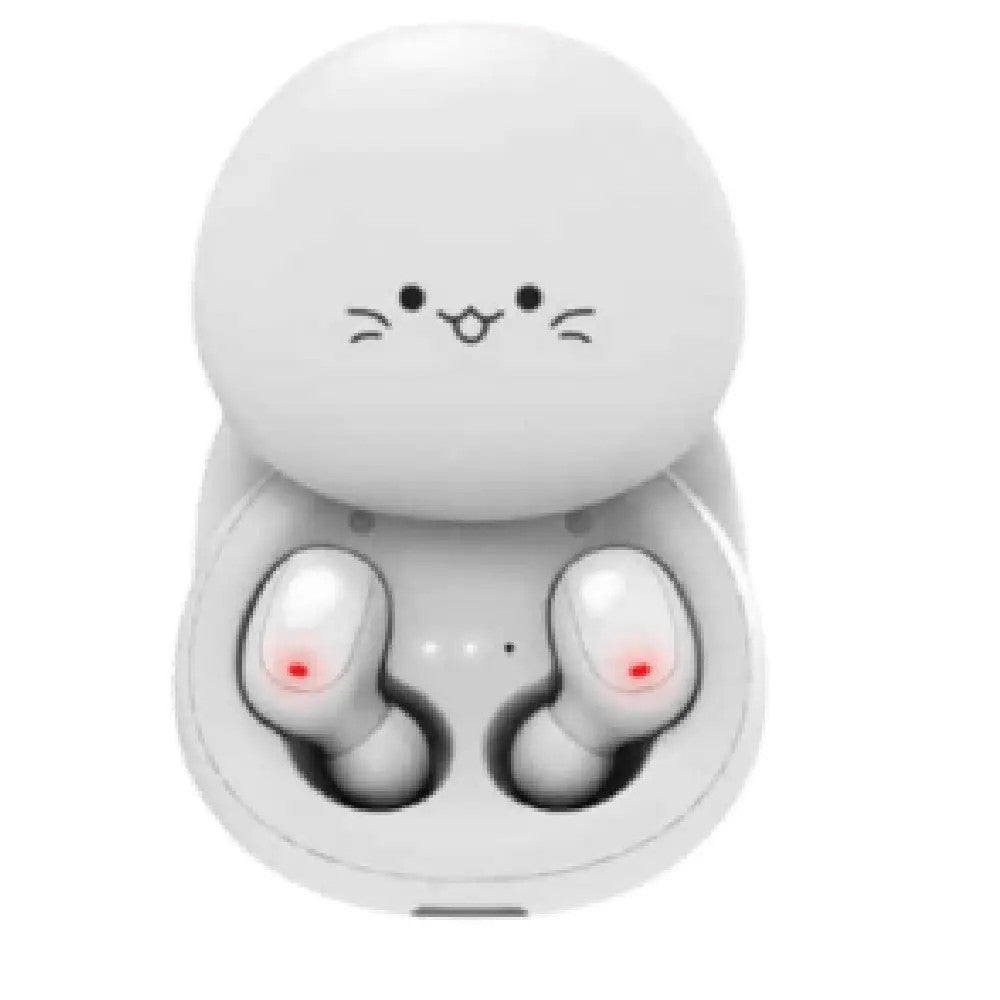 Porodo Soundtec Kids Wireless Earbuds ,White |PD-STWLEP005-WH