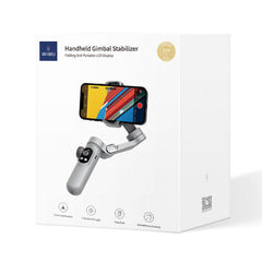 WIWU SE007 3-Axis Handheld Gimbal Stabilizer Stick-White | WI-SE007-WT