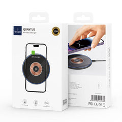 WIWU 15W wireless charger Wi-W013 Black | WI-W013-BLK