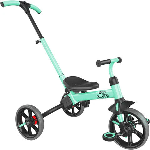 Yvolution YVelo Flippa 4-in-1 دراجة ثلاثية – أخضر/أسود | 101222
