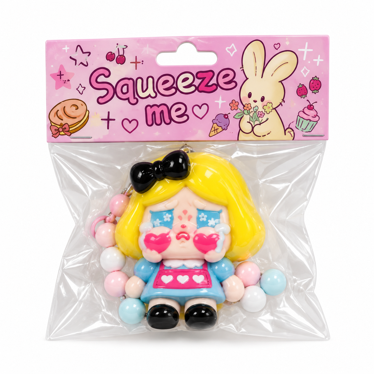 Decompression Squeeze Doll Toy - Yellow | AL1103-YELLOW