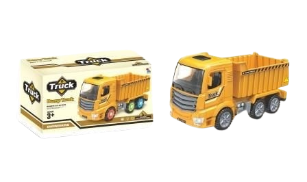 Kids Friction-Powered Dump Truck - Yellow | YF3077B