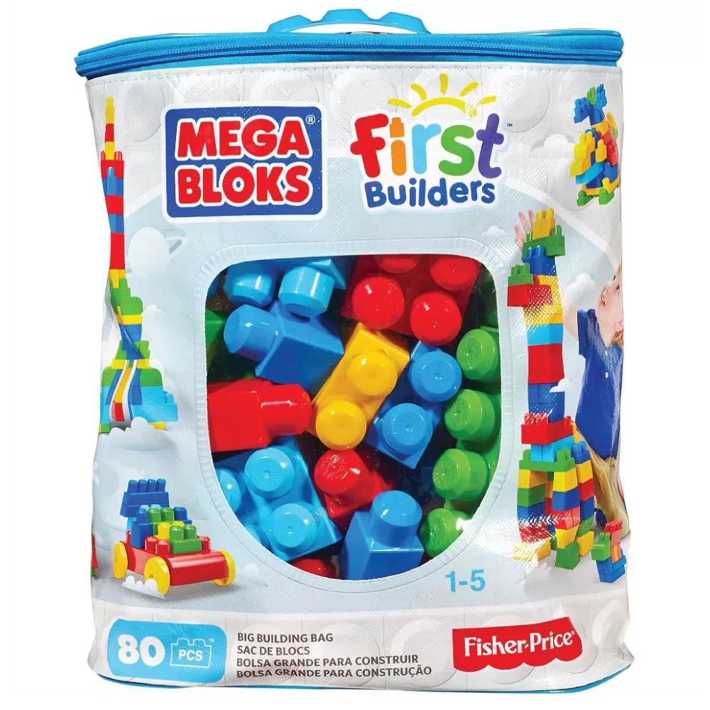 MEGA BLOKS Big Building Bag 80 pcs - Boys | DCH63