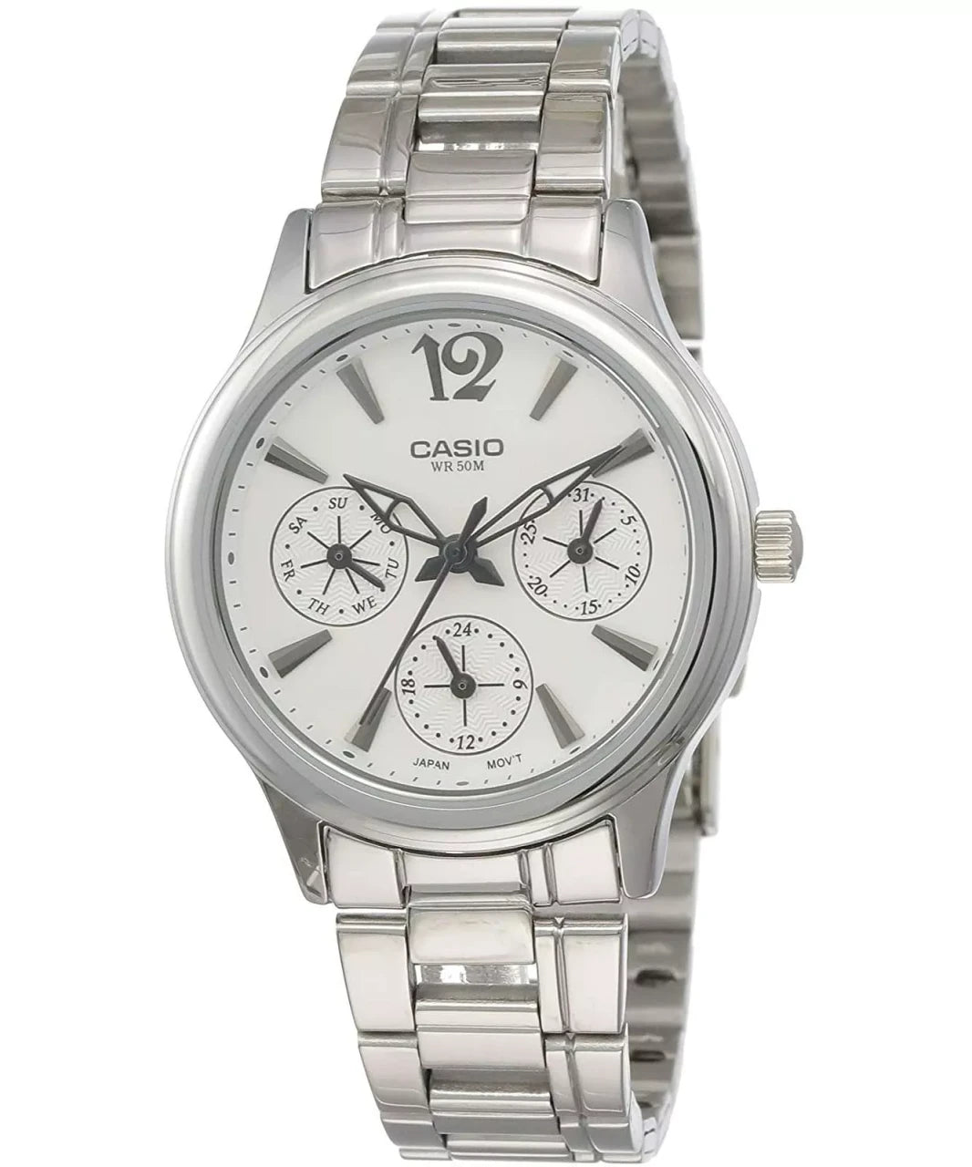 Casio Analog Watch Silver Stainless Steel | LTP-2085D-7AVDF